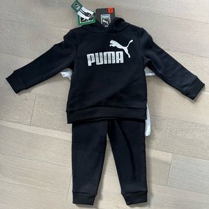 PUMA 3 Piece Toddler Hoodie Sweatpants and T-shirt Set NWT